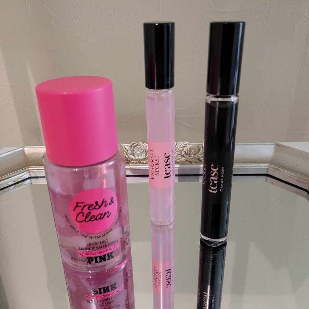 4 PC Victoria's Secret Fragrance Bundle